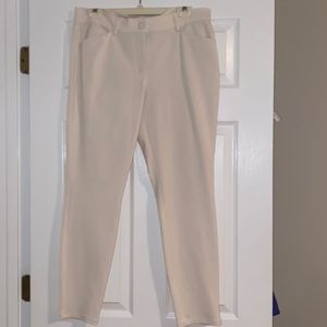 Express White Skinny Dress Pants